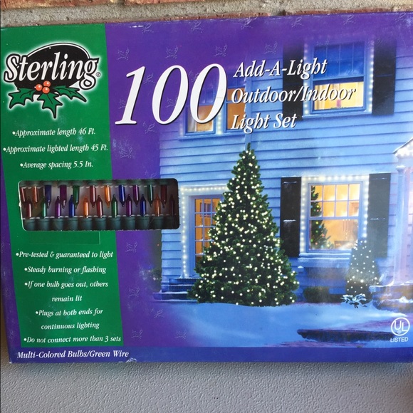 Sterling 100 Christmas Lights "add a light” - Picture 2 of 9